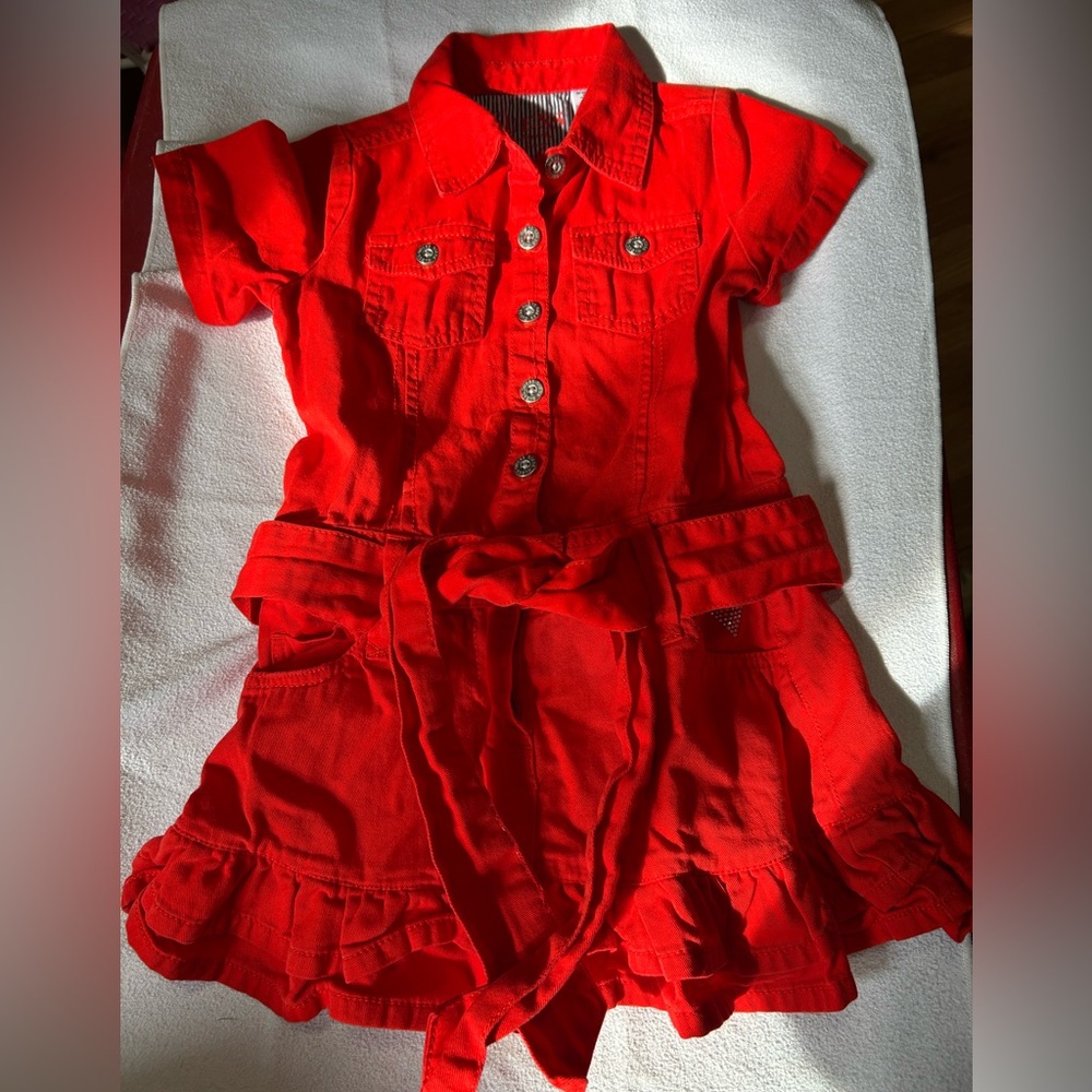 Guess Vibrant Red Dress